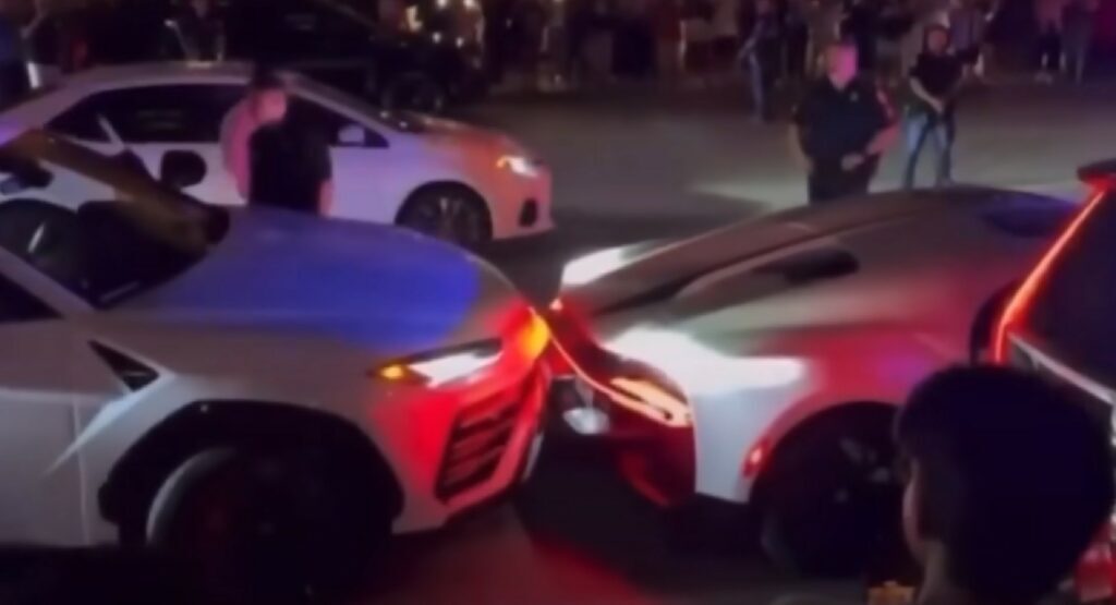 Lamborghini Urus τρακάρει Bugatti Chiron στο Μαϊάμι