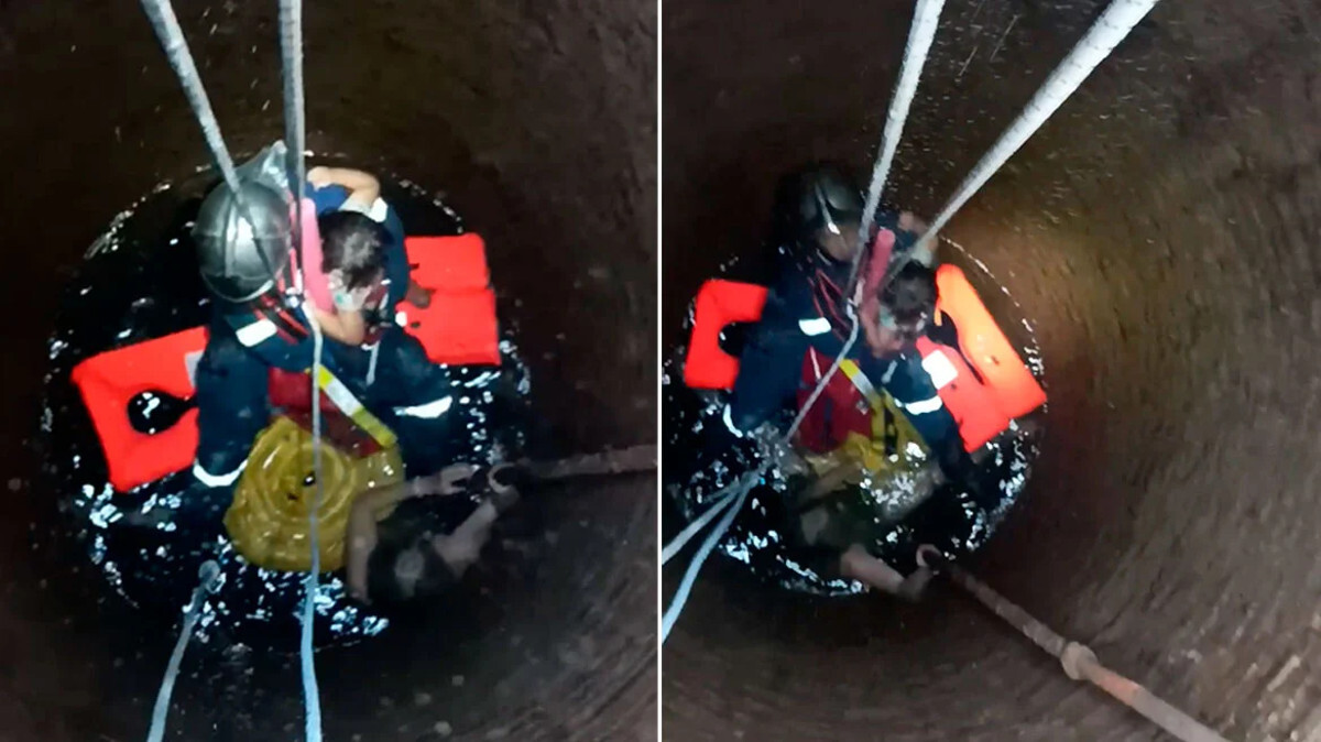 Κέρκυρα: Καρέ καρέ η διάσωση εγγονής και γιαγιάς που έπεσαν σε πηγάδι