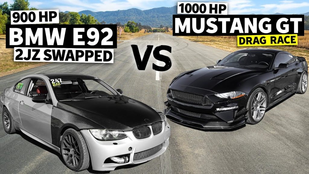 2JZ BMW Ε92 εναντίον Mustang GT: Δύο κτήνη 1.000 ίππων αναμετρώνται στην ευθεία