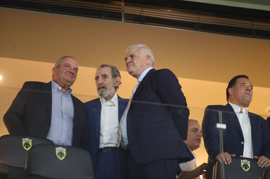 ΑΕΚ: Στην «OPAP Arena» Κώστας Καραμανλής και Γιώργος Βαρδινογιάννης