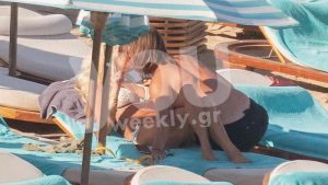 Μαρίνα Πατούλη: Παθιασμένα φιλιά με τον Βλάση Χολέβα