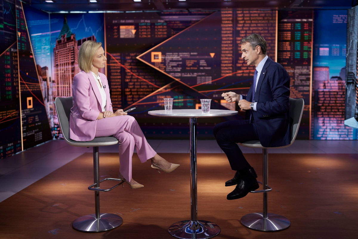 Μητσοτάκης στο Bloomberg: Η αμφισβήτηση της ελληνικής κυριαρχίας δεν μπορεί να γίνει ανεκτή