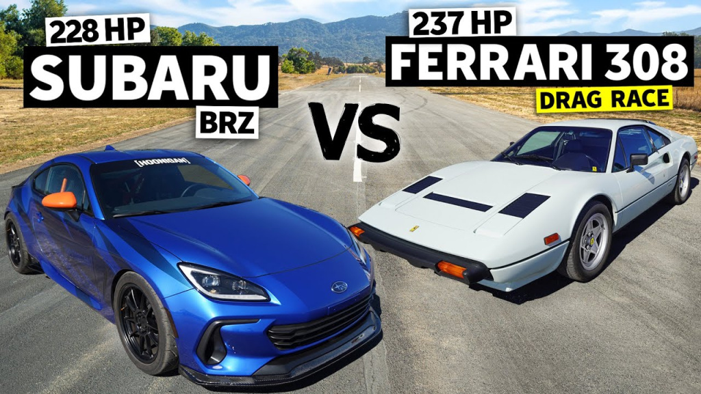Subaru BRZ εναντίον Ferrari 308: New vs Old