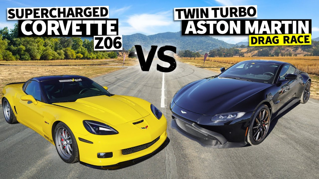 Corvette Z06 vs Aston Martin Vantage: V8 από διαφορετικές όχθες