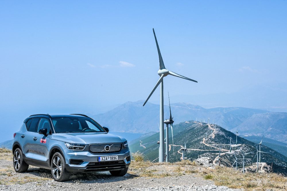 XC40 Recharge: Στον Κιθαιρώνα με το ηλεκτρικό Volvo