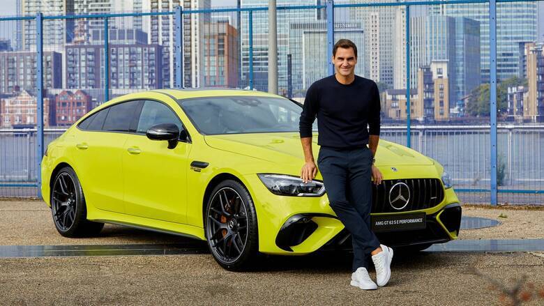 Μία AMG GT 63 S Ε με σχεδιαστικές πινελιές από τον Roger Federer