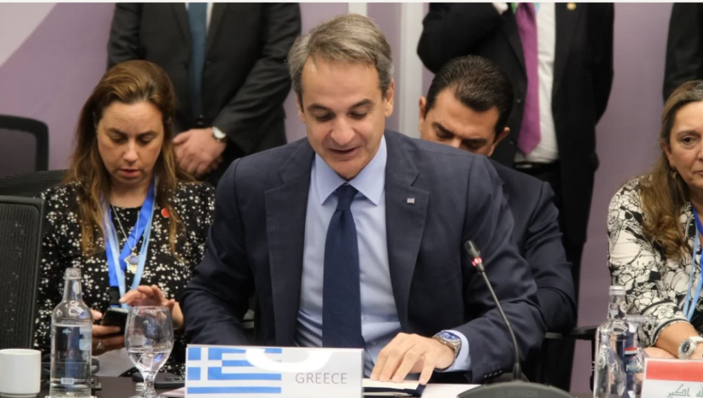 COP27 – Παρέμβαση του Μητσοτάκη: Ηλεκτρικές διασυνδέσεις αλλά και διαχείριση φυσικών καταστροφών