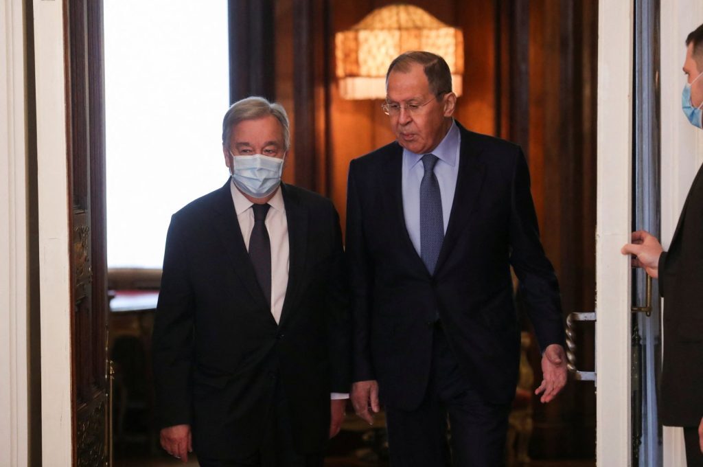 G20: Ο Σεργκέι Λαβρόφ συναντήθηκε με τον ΓΓ του ΟΗΕ, Αντόνιο Γκουτέρες