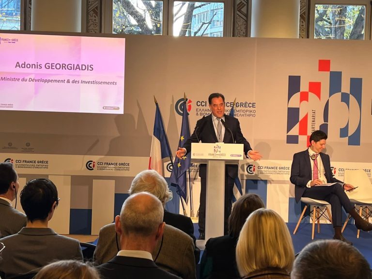 Άδωνις Γεωργιάδης: Πολύ ισχυρές οι εμπορικές σχέσεις Ελλάδας-Γαλλίας