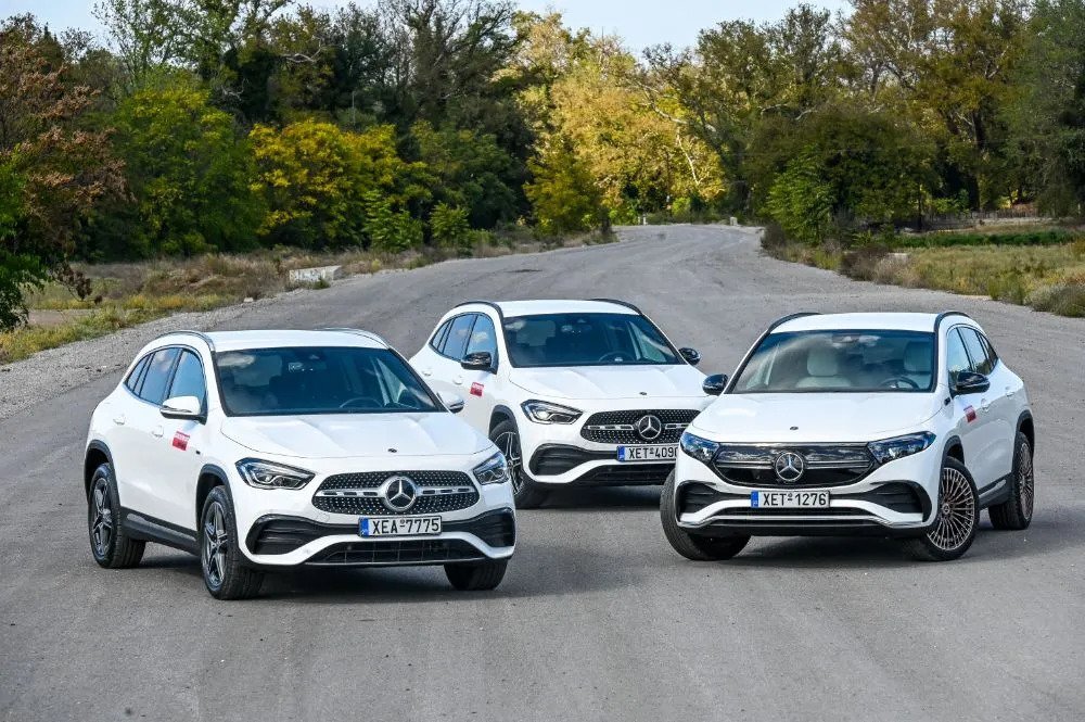 Mercedes GLA 200 – GLA 250e – EQA 250: Τα υπέρ και τα κατά των τριών τεχνολογιών