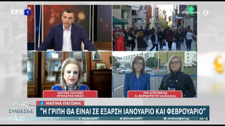 Παγώνη: Έξαρση της γρίπης τον Ιανουάριο και τον Φεβρουάριο – Είναι η εποχή των ιώσεων