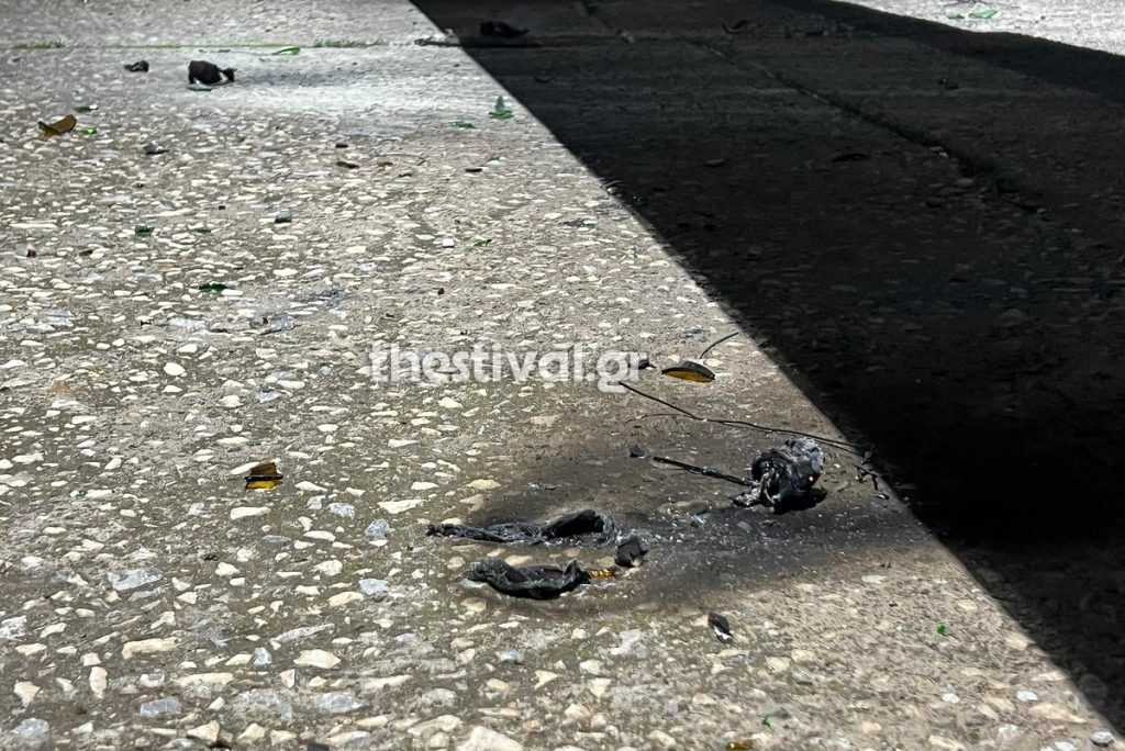 Θεσσαλονίκη: Επίθεση αγνώστων με βόμβες μολότοφ στα ΜΑΤ μπροστά στην πύλη εμπορίου της ΔΕΘ [βίντεο]