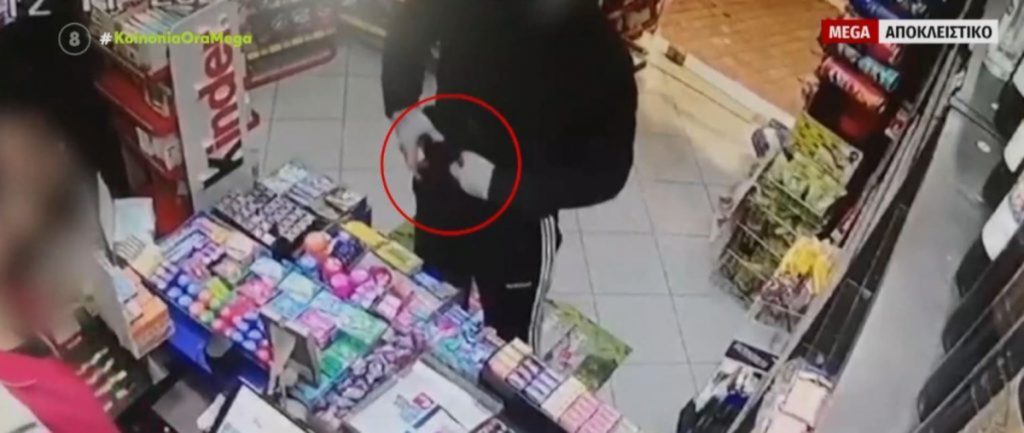 Βίντεο ντοκουμέντο από ληστεία σε κατάστημα ψιλικών στη Θεσσαλονίκη
