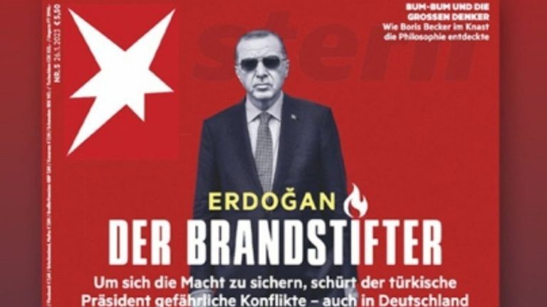 «Ερντογάν ο Εμπρηστής»: Το Stern κατακεραυνώνει τον Τούρκο πρόεδρο