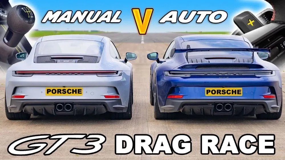 Porsche 911 GT3: Auto vs Manual – ποια θα είναι γρηγορότερη;