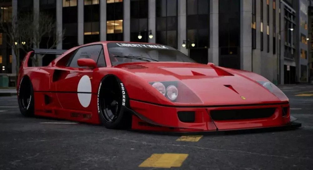 Mια Ferrari F40 είναι το νέο project της Liberty Walk