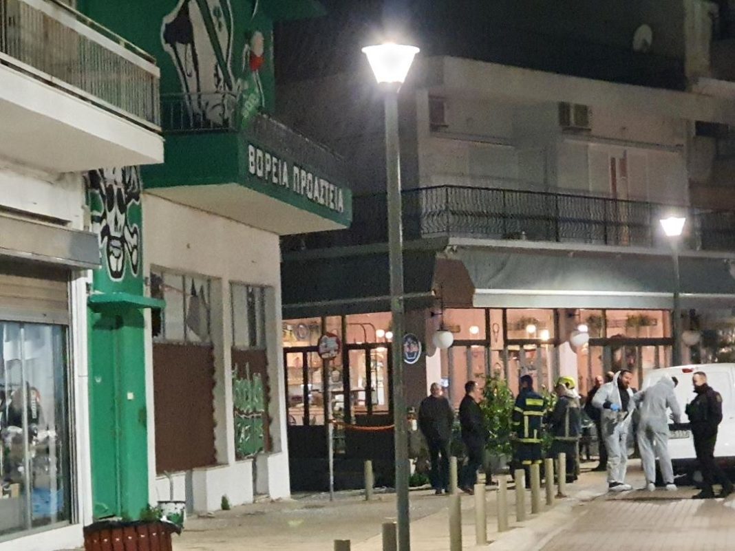 Μαρούσι: Η στιγμή της έκρηξης έξω από τον σύνδεσμο του Παναθηναϊκού