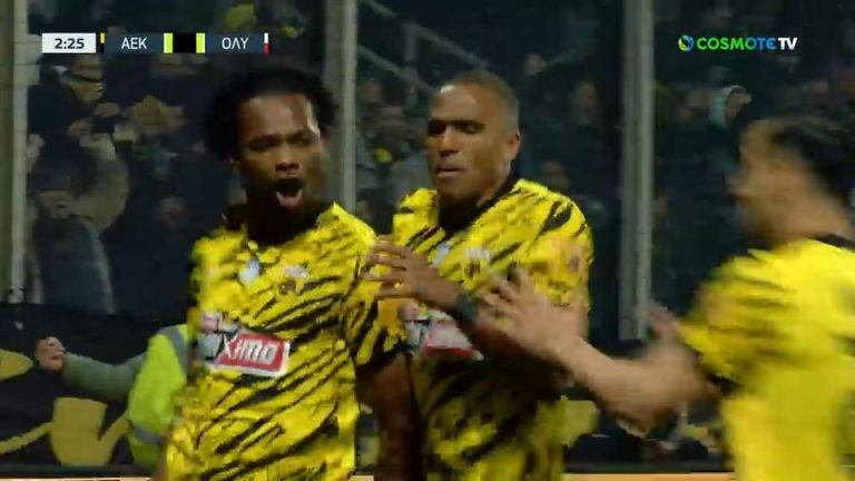 Live AEK – Ολυμπιακός 2-0 στο ημίχρονο [δείτε τα γκολ]