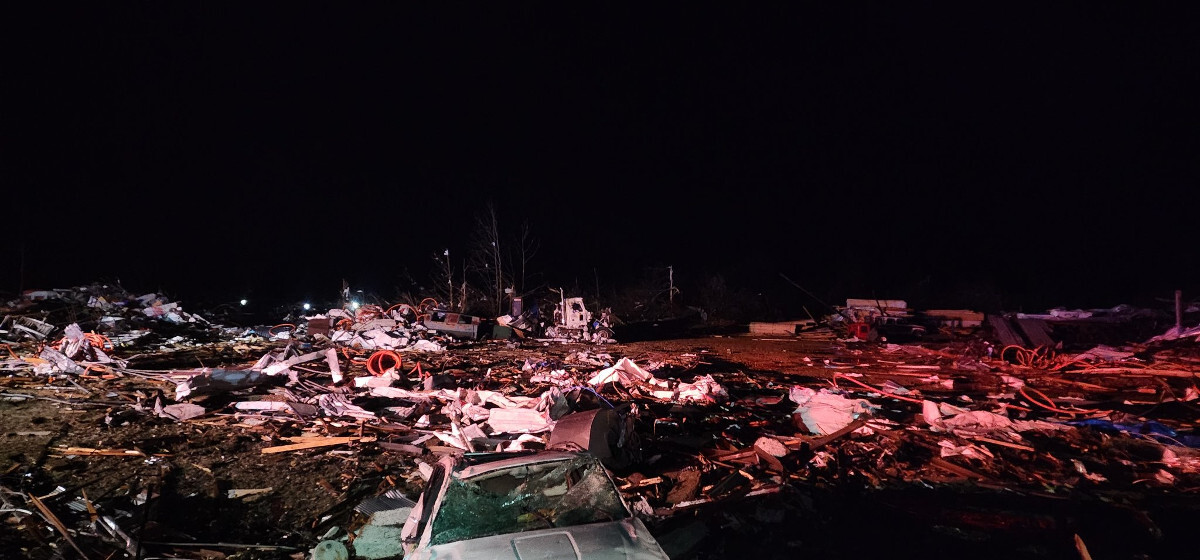 Ανεμοστρόβιλος ισοπέδωσε περιοχές στο Μισισίπι