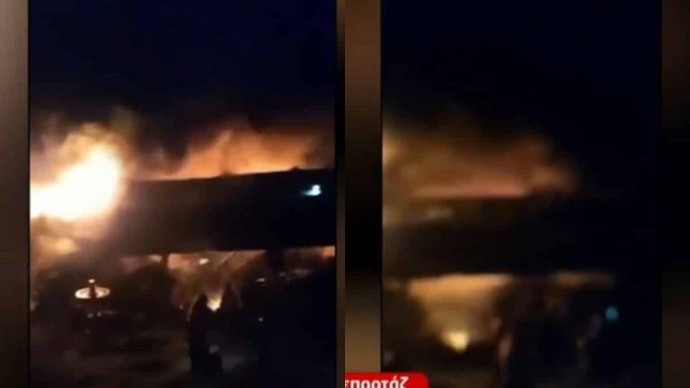 Τέμπη: Μύριζε θάνατος – Τρομακτικό βίντεο από τα πρώτα φλεγόμενα βαγόνια