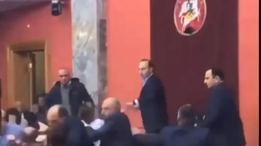 Γεωργία: Άγριο ξύλο μεταξύ βουλευτών με αφορμή νέο νόμο περί «ξένων πρακτόρων» [βίντεο]