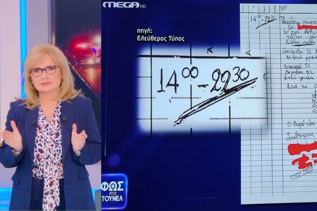Τέμπη-Φως στο Τούνελ: Έξαλλη η Νικολούλη – «Ήθελες να διορθώσεις την ώρα για να μην μπλέξεις» –