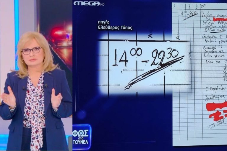 Τέμπη-Φως στο Τούνελ: Έξαλλη η Νικολούλη – «Ήθελες να διορθώσεις την ώρα για να μην μπλέξεις» – Στο μικροσκόπιο το ντοκουμέντο που αποκάλυψε ο Ε.Τ. και το EleftherosTypos.gr