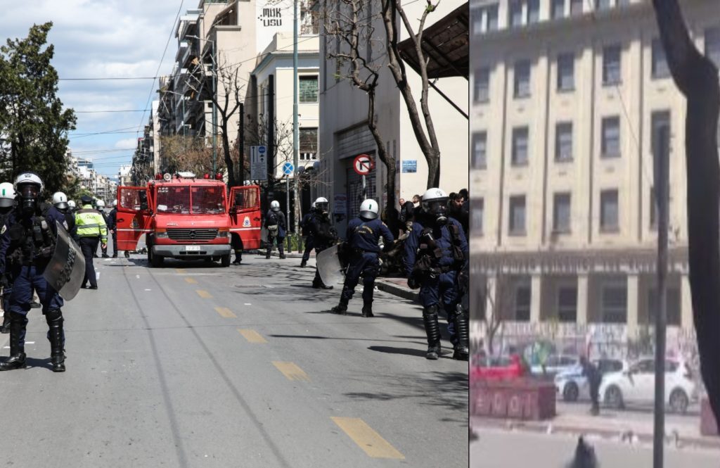 Χαμός στην ΑΣΟΕΕ: Συνελήφθη ο αστυνομικός που πυροβόλησε στον αέρα τρεις φορές – Η στιγμή της επίθεσ