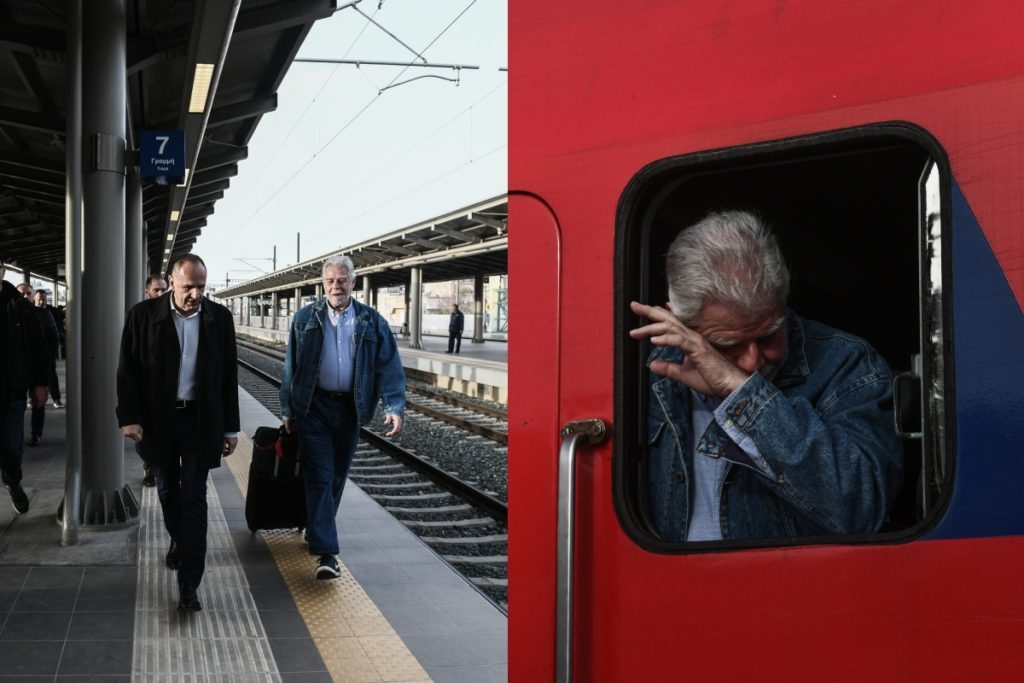 Σιδηρόδρομος: Έφυγε το πρώτο δρομολόγιο τρένου, δάκρυσε ο πρόεδρος του ΟΣΕ – Στο πρώτο βαγόνι 