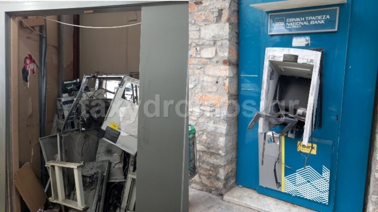 Βόλος: Ανθρωποκυνηγητό για τους δράστες της έκρηξης σε ΑΤΜ στην Αγριά [εικόνες]
