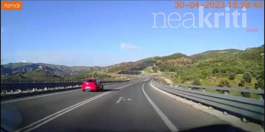 Κρήτη: Πορεία “θανάτου” για ΙΧ – Πήγαινε στο αντίθετο ρεύμα για πάνω από 2 χλμ