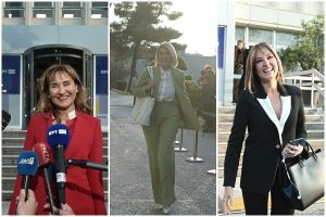 Debate 2023: Οι δηλώσεις των πολιτικών και των δημοσιογράφων κατά την άφιξη τους στο Ραδιομέγαρο