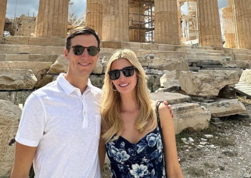 Η Ιβάνκα Τραμπ στην Ελλάδα – Οι φωτογραφίες της στην Ακρόπολη και το μήνυμα στο Instagram