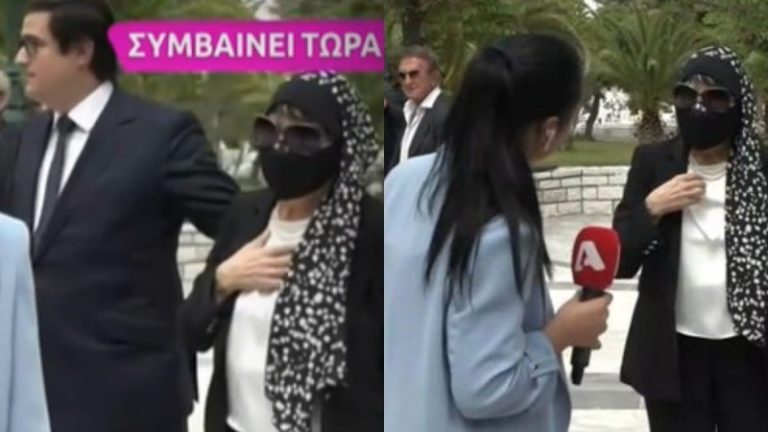 Βαρύ το κλίμα στην κηδεία του Στηβ Κακέτση – Η αντίδρασή της Mπαλανίκα μόλις είδε τις τηλεοπτικές κάμερες