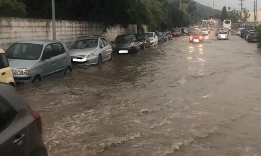 Ρόδος: Πολλά τα προβλήματα από την κακοκαιρία – Πλημμύρισε το αεροδρόμιο