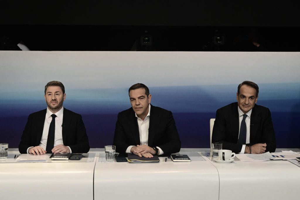 Debate 2023: Η κόντρα Μητσοτάκη με Ανδρουλάκη για τις υποκλοπές και η «σφήνα» Τσίπρα