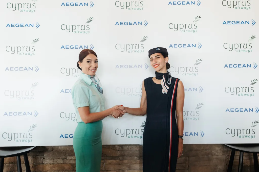 Η AEGEAN και η Cyprus Airways ανακοινώνουν τη συνεργασία τους για πτήσεις κοινού κωδικού