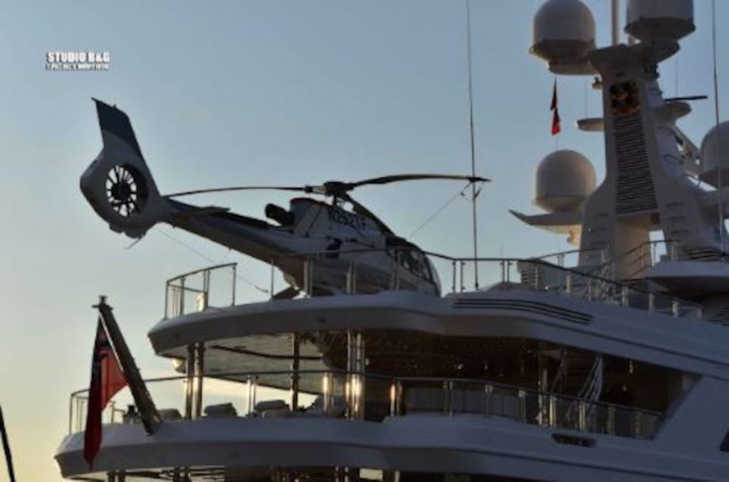 Στο λιμάνι του Ναυπλίου το super yacht «Boardwalk» – Σε ποιον γνωστό δισεκατομμυριούχο ανήκει 