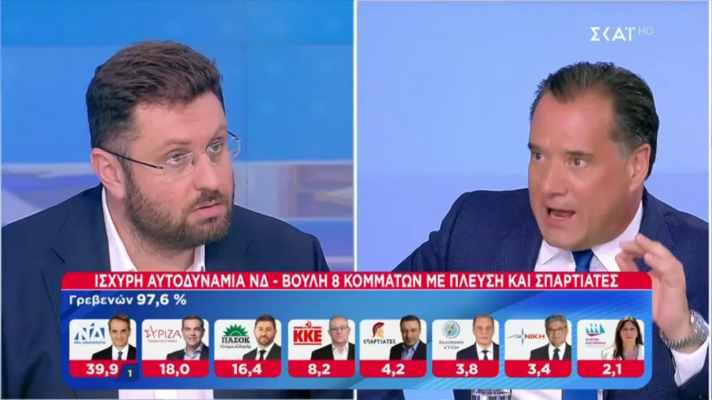 Κόντρα Γεωργιάδη – Ζαχαριάδη: «Ο Τσίπρας φταίει για τα δεινά του τόπου» – «Θα σας πετάνε περικεφαλαί