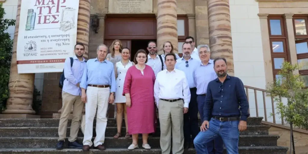 ΝΔ: Διήμερη επίσκεψη στη Χίο πραγματοποίησαν Λίνα Μενδώνη και Ανδρέας Κατσανιώτης