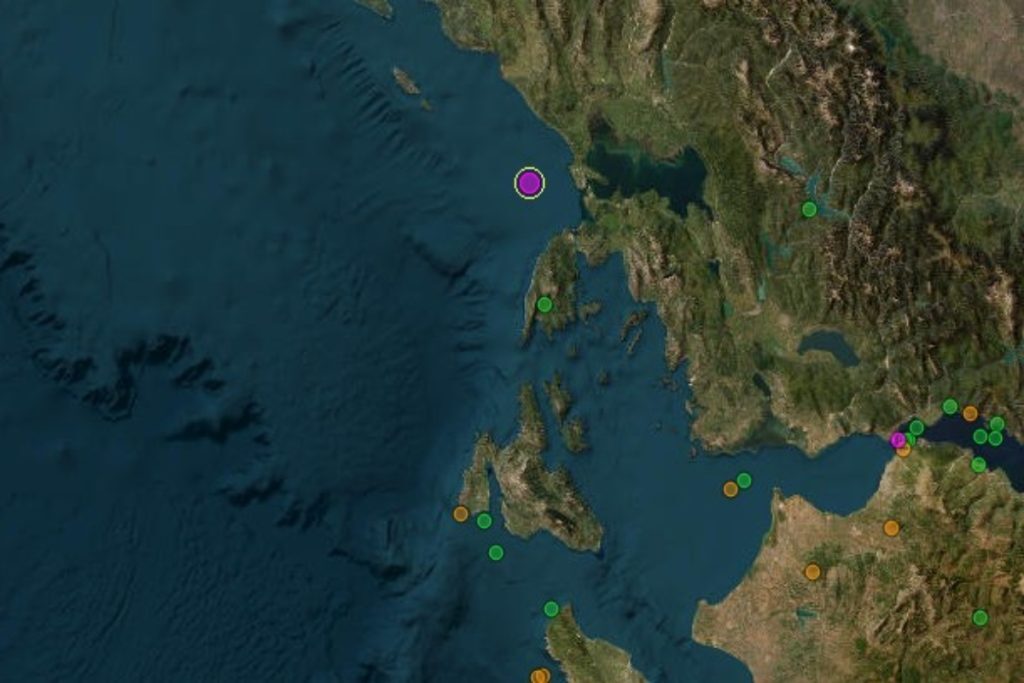 Σεισμός στην Πρέβεζα – Τι δίνει το Γεωδυναμικό Ινστιτούτο