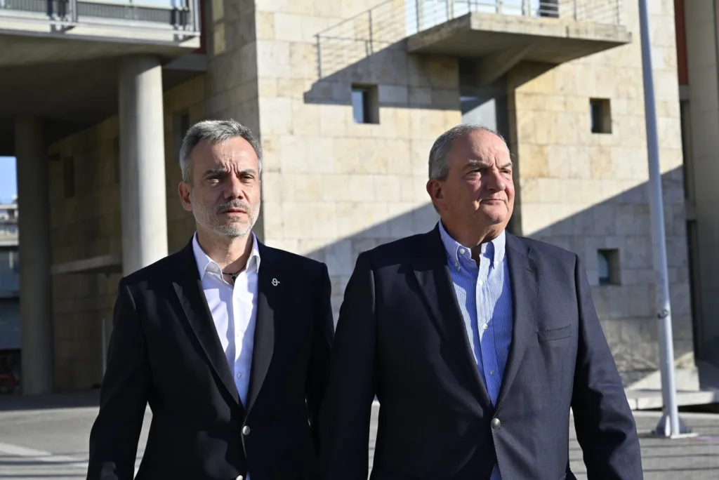 Συνάντηση Ζέρβα με τον πρώην Πρωθυπουργό Κώστα Καραμανλή
