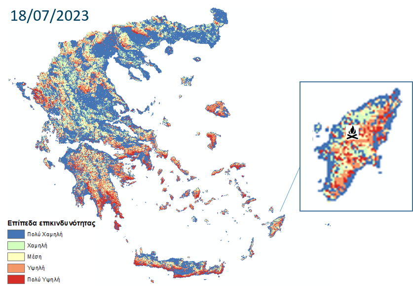 Φωτιά στη Ρόδο: Έχει καεί το 10% του νησιού - Φέτος τα υψηλότερα επίπεδα καμένων εκτάσεων των τελευταίων ετών