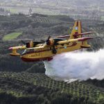 Αντιπυρική προστασία με Canadair και drones με θερμικές κάμερες