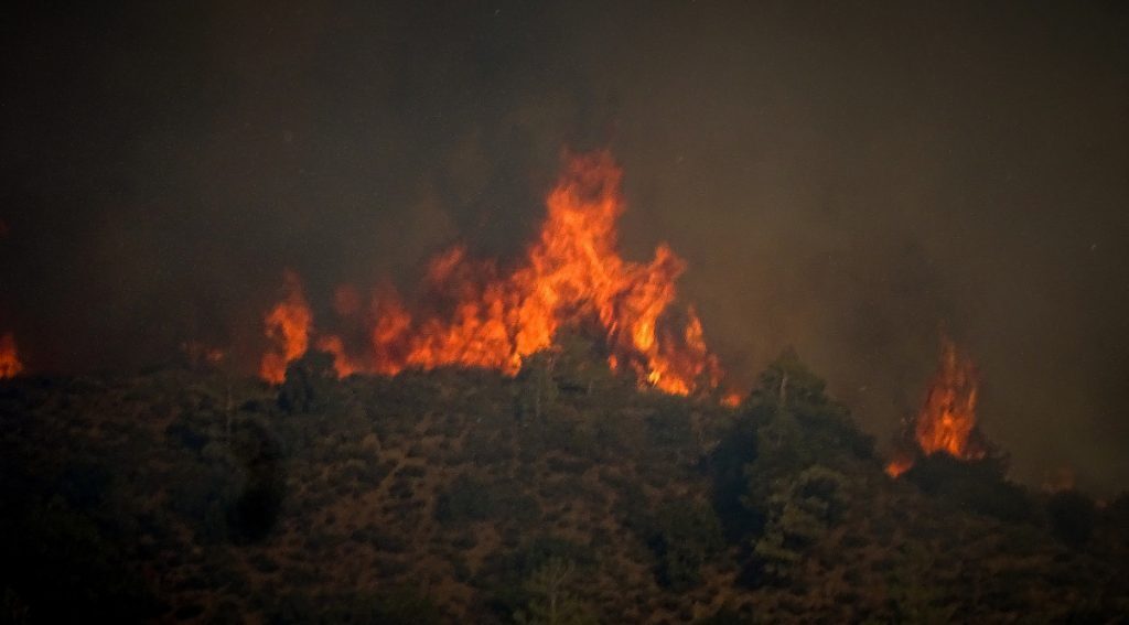 Ακραίος κίνδυνος πυρκαγιάς για αύριο (24/07) σε πέντε περιοχές της χώρας