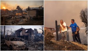 Η επόμενη μέρα από την φωτιά σε Δερβενοχώρια, Λουτράκι και Σαρωνίδα