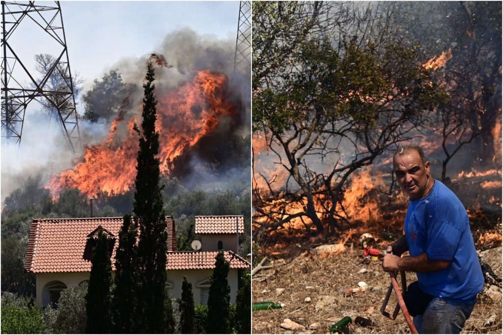 Φωτιά τώρα στον Κουβαρά: Συναγερμός για το πύρινο μέτωπο – Εκκενώσεις τεσσάρων οικισμών και μ