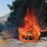 Αττική Οδός: Φωτιά σε αυτοκίνητο στο ρεύμα προς Αεροδρόμιο