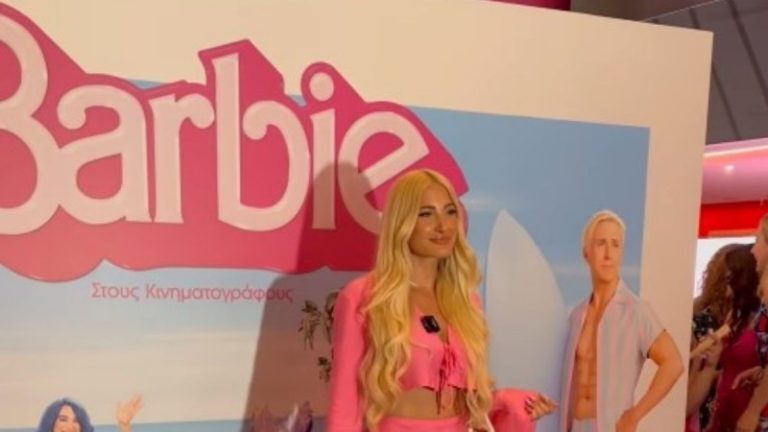 Ιωάννα Τούνη: Εμφανίστηκε ως Barbie στην πρεμιέρα της ταινίας Barbie