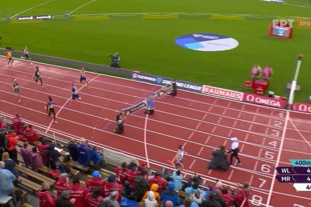 Απίστευτα πράγματα στο Diamond League: Διαδηλωτές έκατσαν με πανό μπροστά απ’ τον τερματισμό των 400μ. με εμπόδια